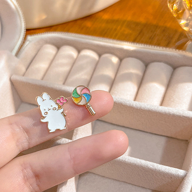 Earrings Alloy Cute Simple Cartoon Panda MDD066