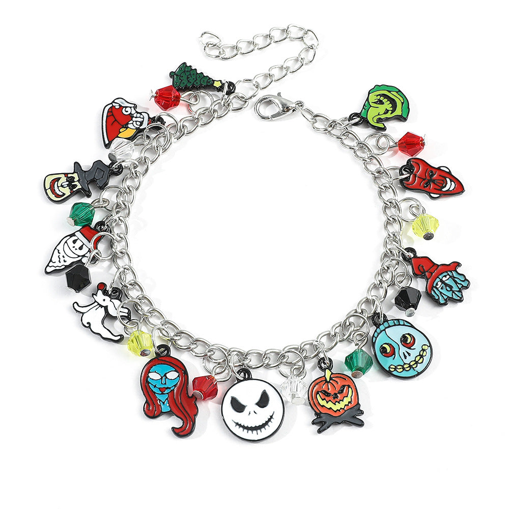 Alloy cartoon anime horror movie bracelet (Minimo de Compra 5) MIC-ZhuoX017