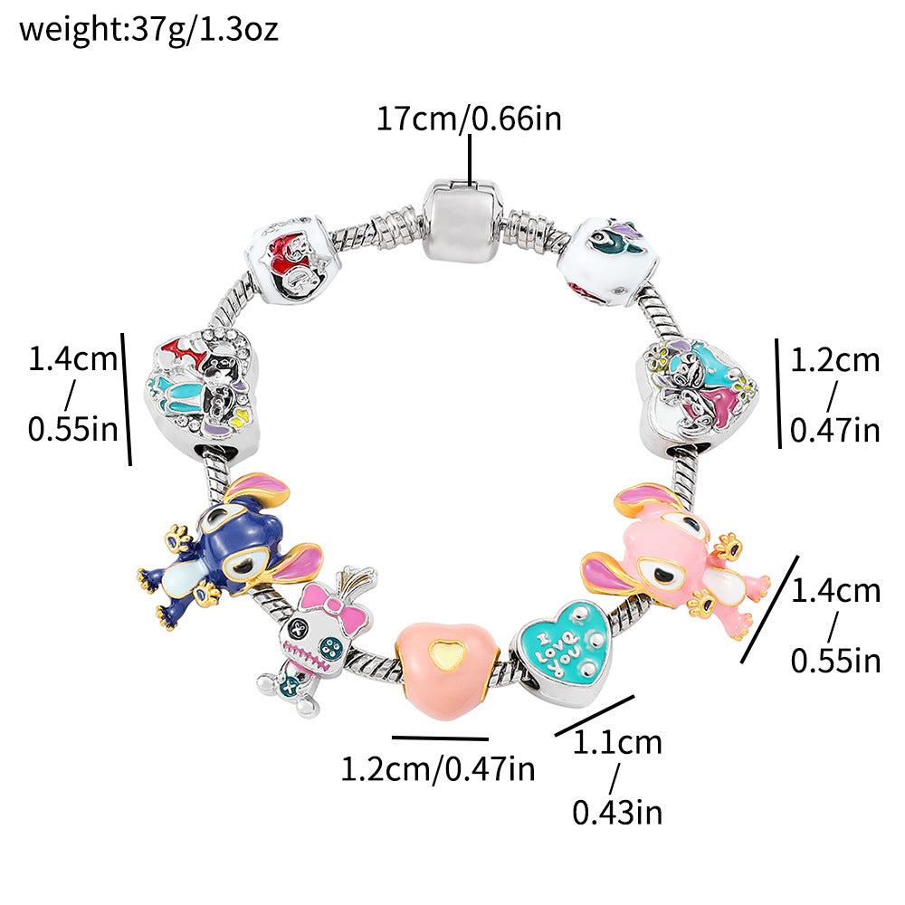 Alloy cartoon anime interstellar baby bracelet (Minimo de Compra 5) MIC-ZhuoX018