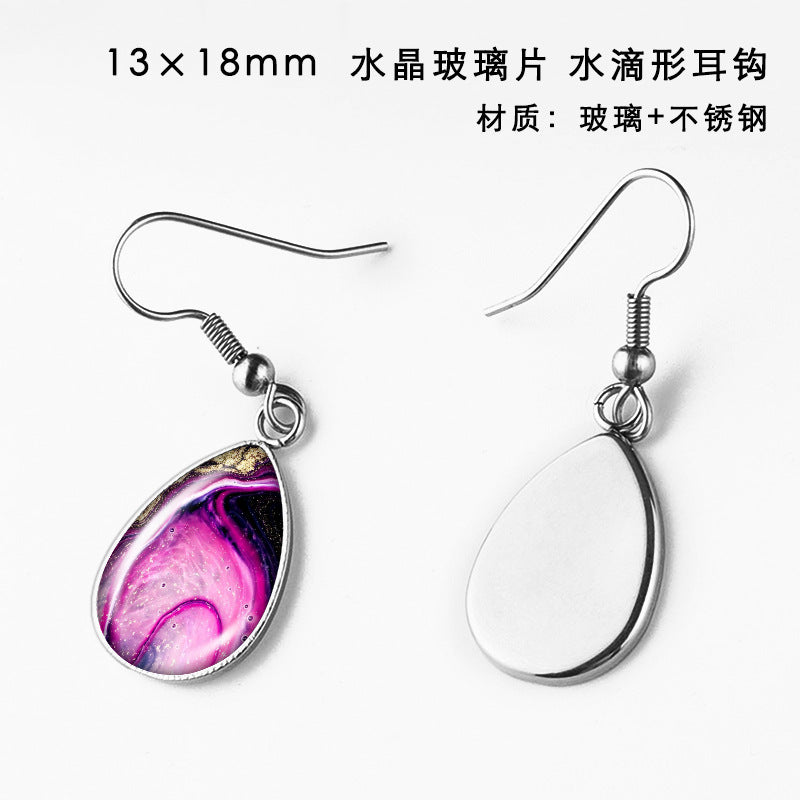 Stainless steel crystal earrings (Minimo de Compra 2) MYA-NuF001