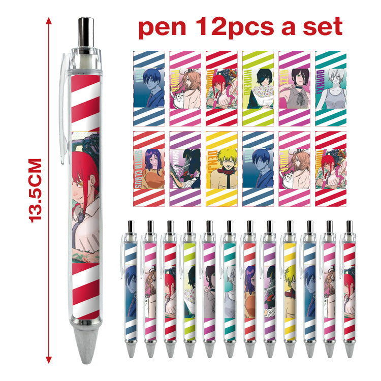 12pcs/pack cartoon printing press neutral pen ManC003