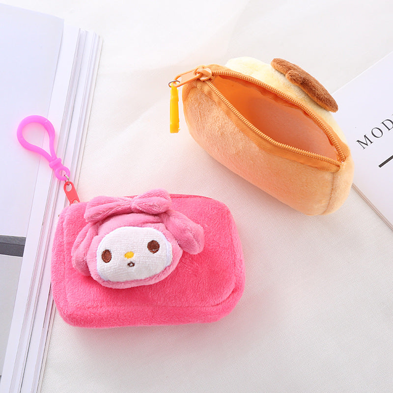 Cotton zipper certificate small coin purse Minimo de compra 5 MIC-JiaW002