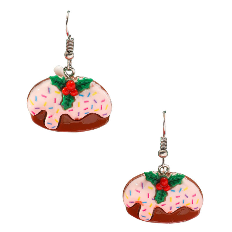 Acrylic New Christmas Series Earrings MIC-JunJ018