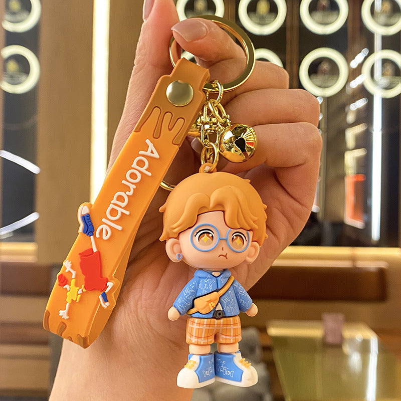 PVC new trend cool boy cartoon keychain MIC-BenX016