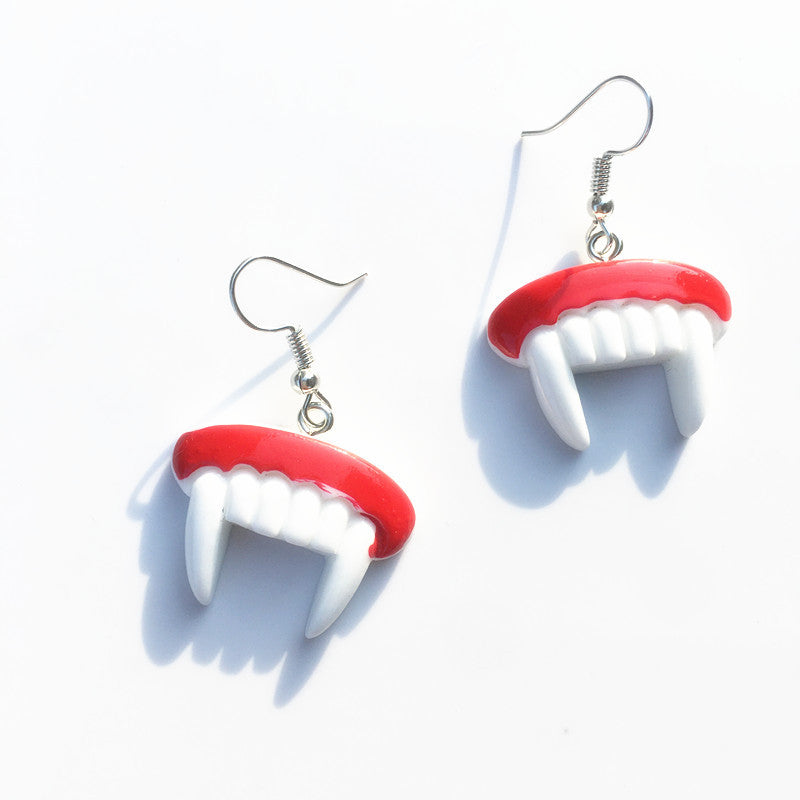 Acrylic funny Halloween earrings MIC-ChouT002