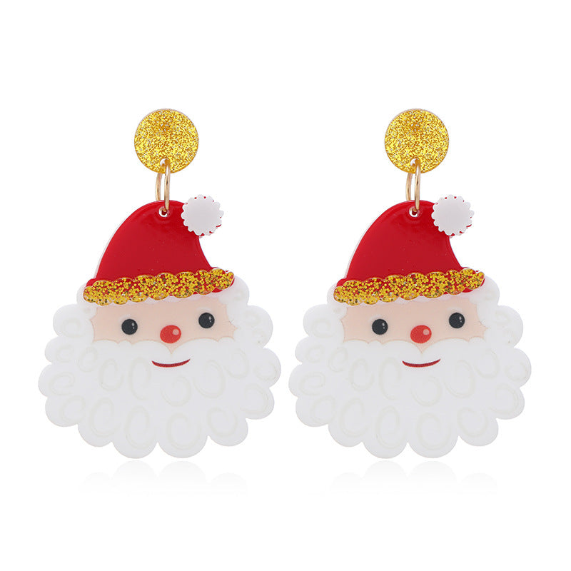 Alloy Christmas Element Earrings MIC-KaiQ033