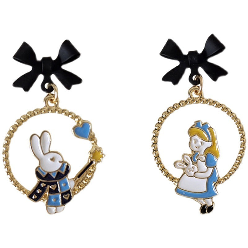 Cute Bunny Princess Earrings MIC-BaoY004