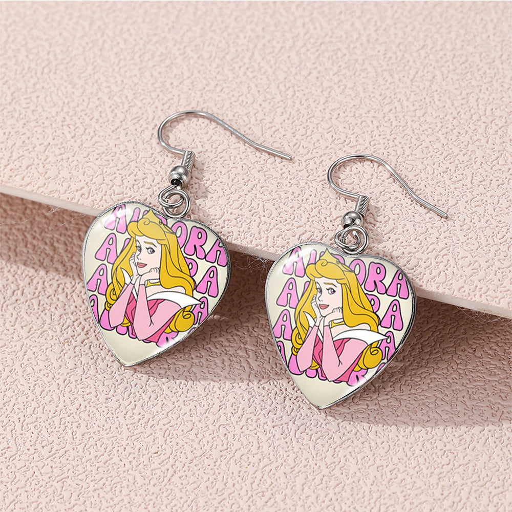 Alloy Beauty and Beast Earrings (Minimo de compra 5) MIC-XiangL115