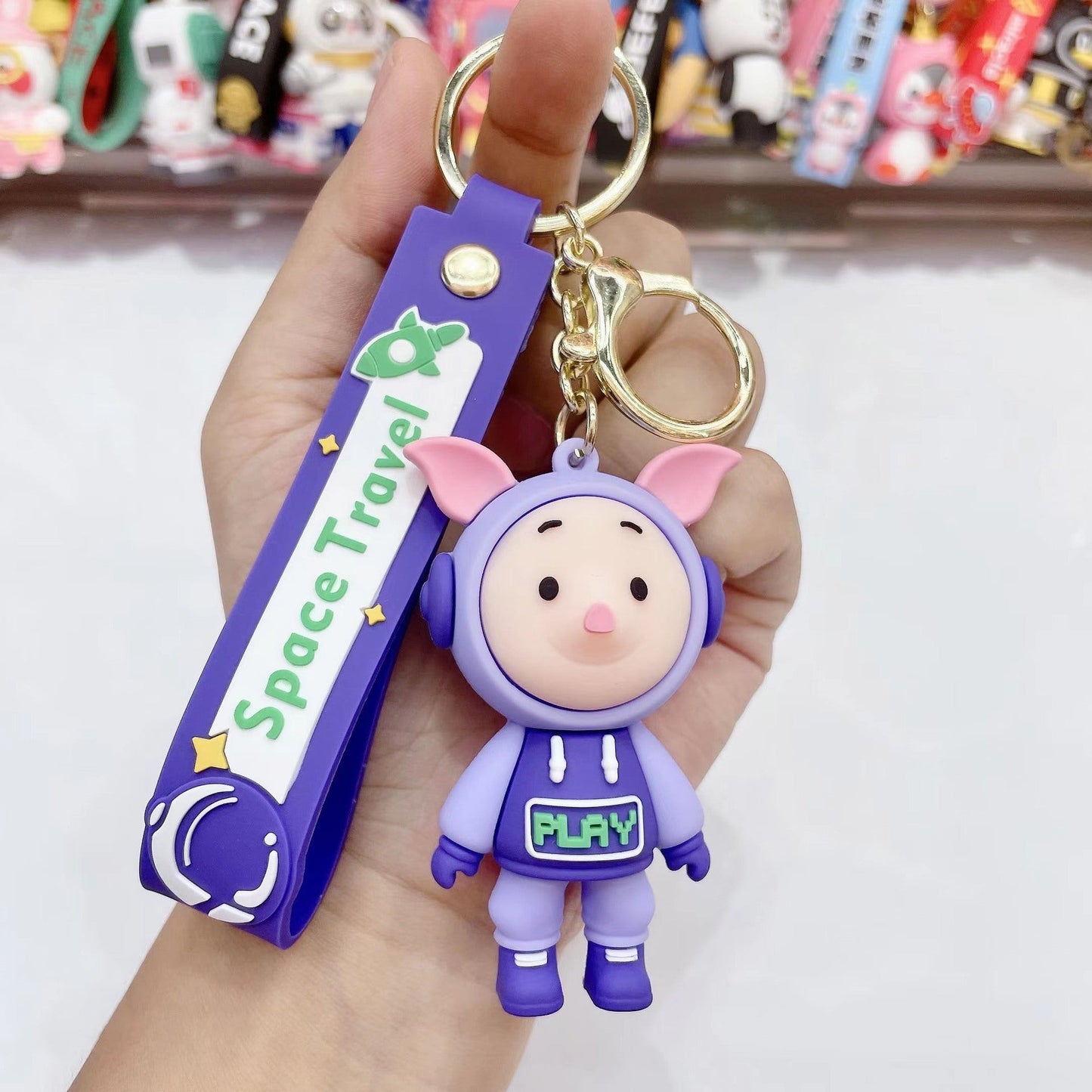 PVC new doll cartoon keychain (Minimo de compra 2）MIC-JuS007