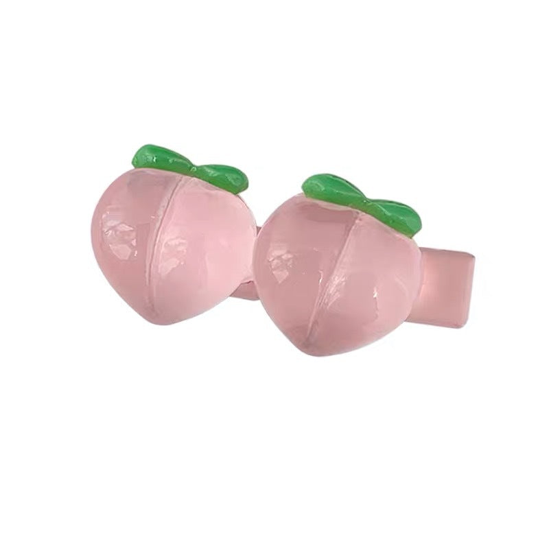 Pink peach hairpin US-YiJ004