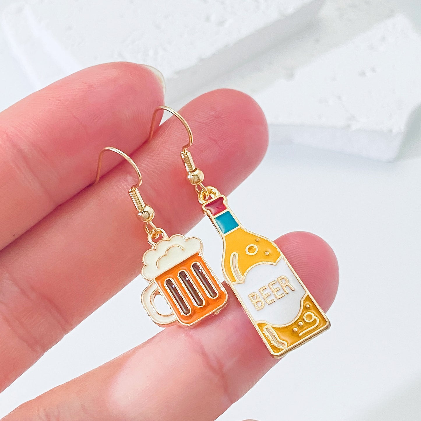 Alloy Beer Festival Earrings MIC-MaiD005