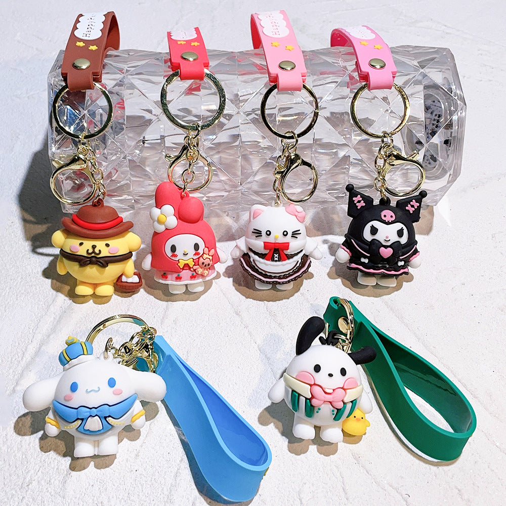 PVC cartoon cute pet cute keychain MIC-QiC037