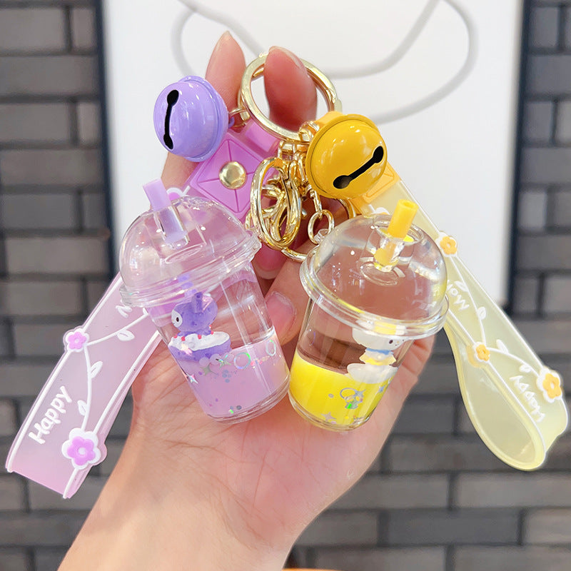 Keychains Acrylic Hardware Cartoon Cute Quicksand Drift Bottle (M) MIC-OShi035