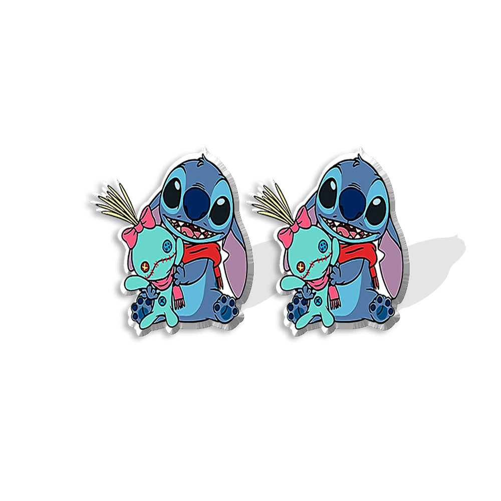 Alloy alien baby earrings (Mimimo de compra 5) MIC-XiangL016