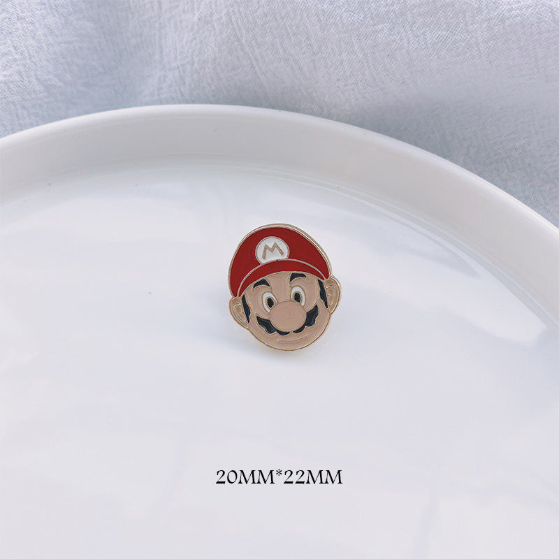 Alloy cute cartoon anime brooch MIC-QiSen010