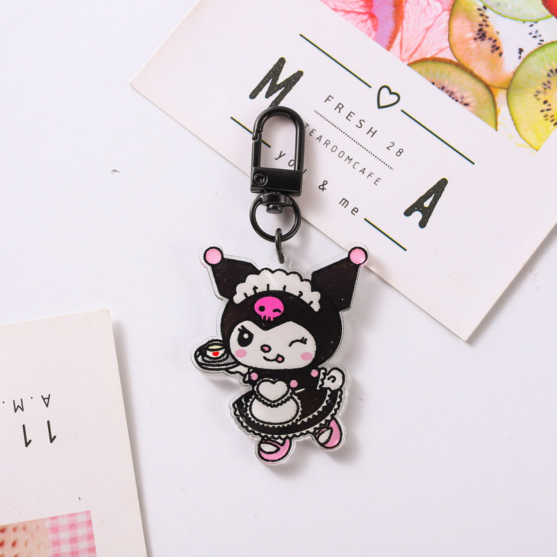 Cute Acrylic Keychain Cartoon Pendant Bag Jewelry Minimo de compra 2 (M) GHui012