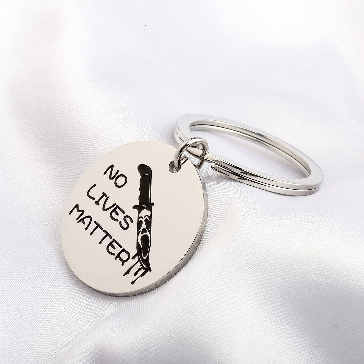 Stainless steel Halloween series keychain MYA-XinJ009