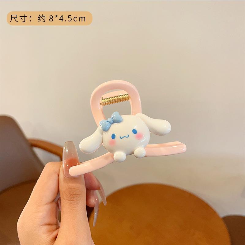 Plastic cartoon white puppy hair clip MIC-LiaoW009