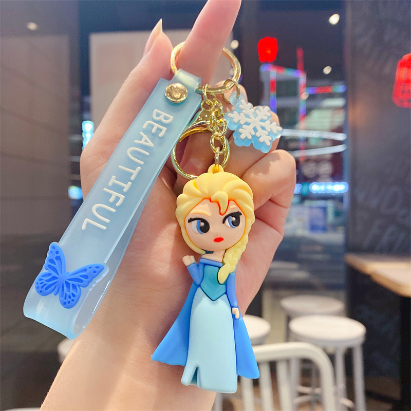 PVC lovely princess keychain （Minimo de compra 2） MYA-YouM004