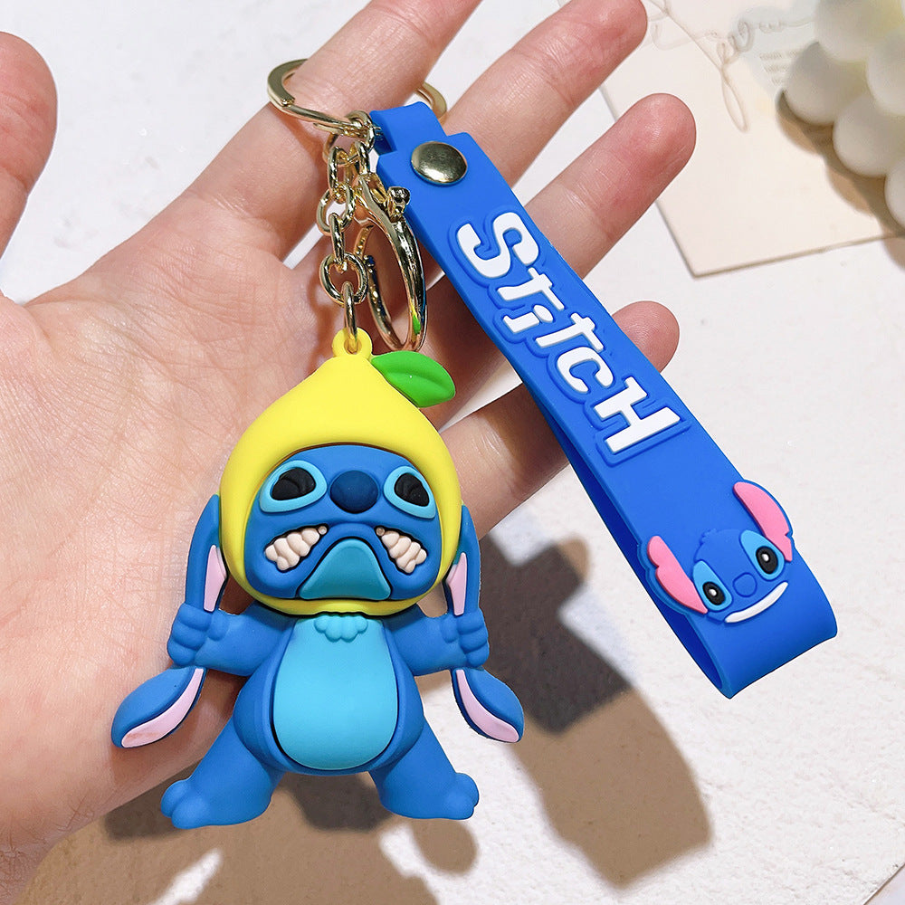 PVC fruit cartoon keychain  MYA-QiC017