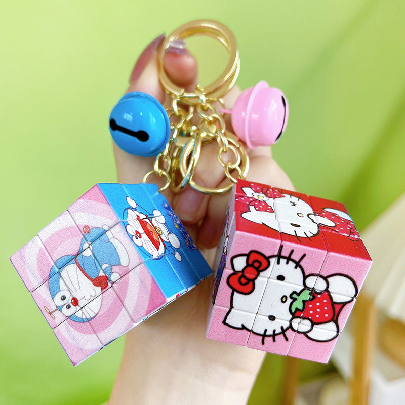 PVC new decompression puzzle cartoon keychain MIC-YanG004