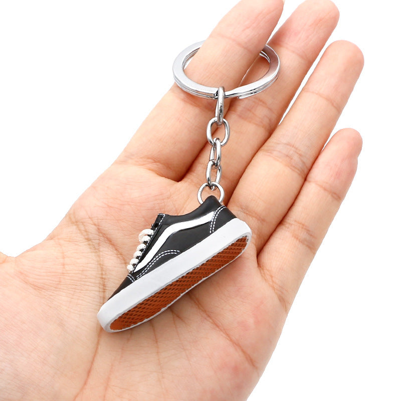 Skateboard Shoes Retro High Top Low Top 3D Stereo Keychain MIC-QLP026