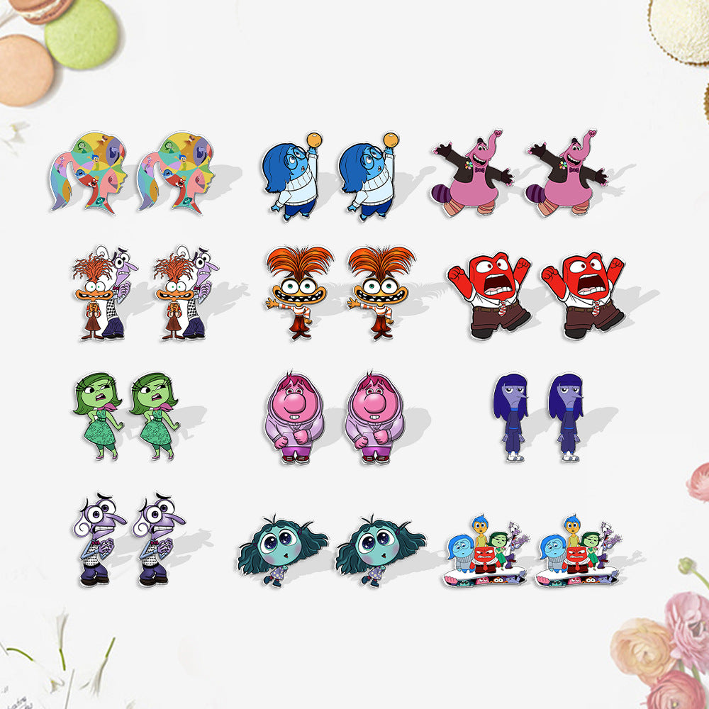 Alloy Brain Special Agent Team Earrings (Minimo de compra 5) MIC-XiangL118