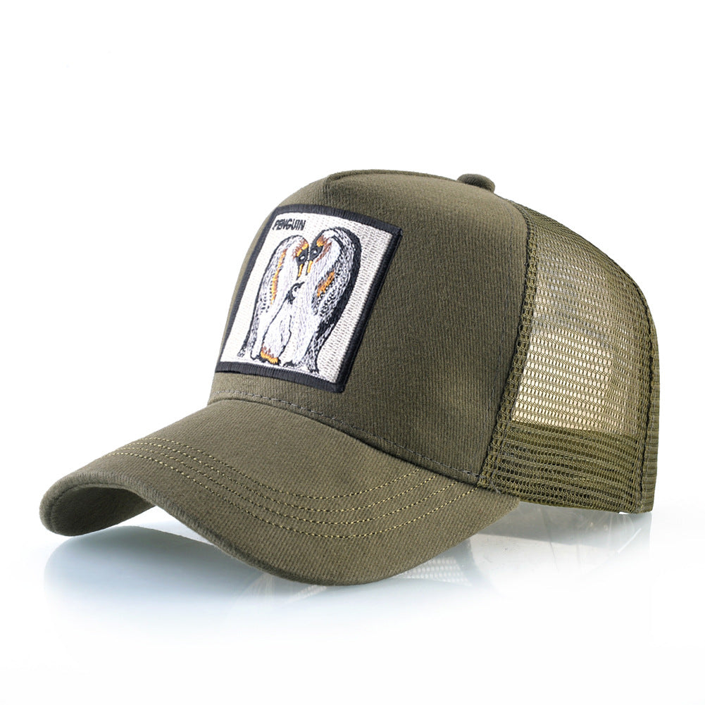 Nylon embroidered animal Baseball cap MYA-DSM013