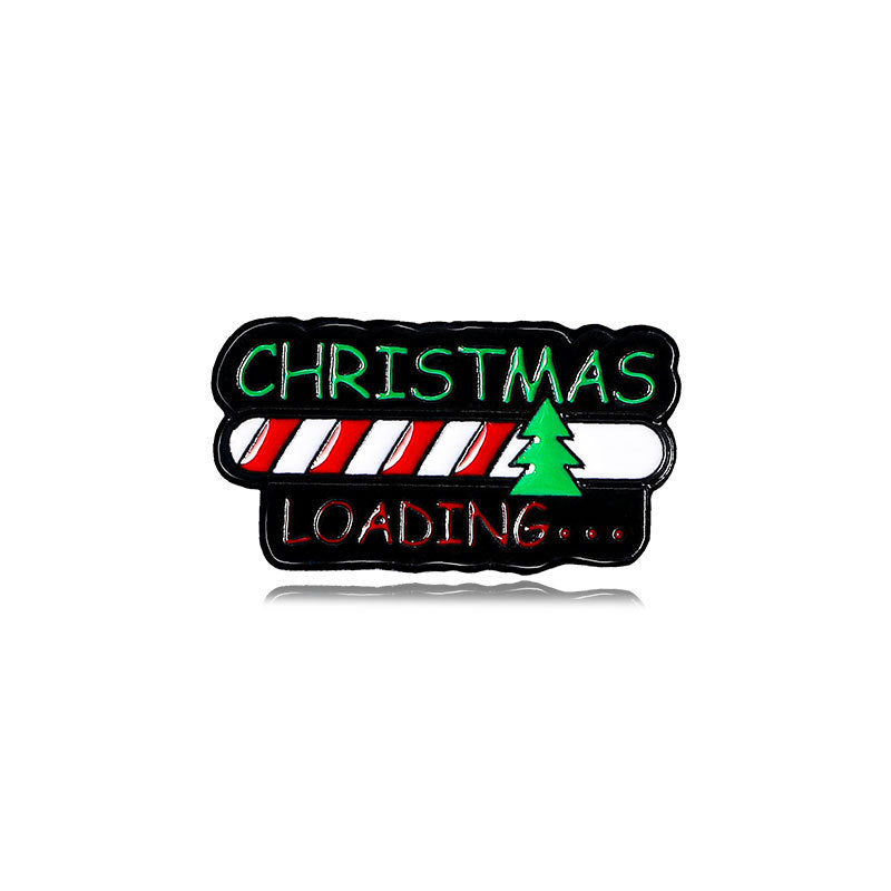 Alloy Christmas series cartoon brooch (Minimo de Compra 5) MYA-YiN018