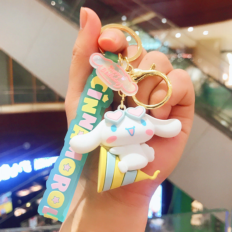 PVC cartoon cute keychain MIC-LanC006