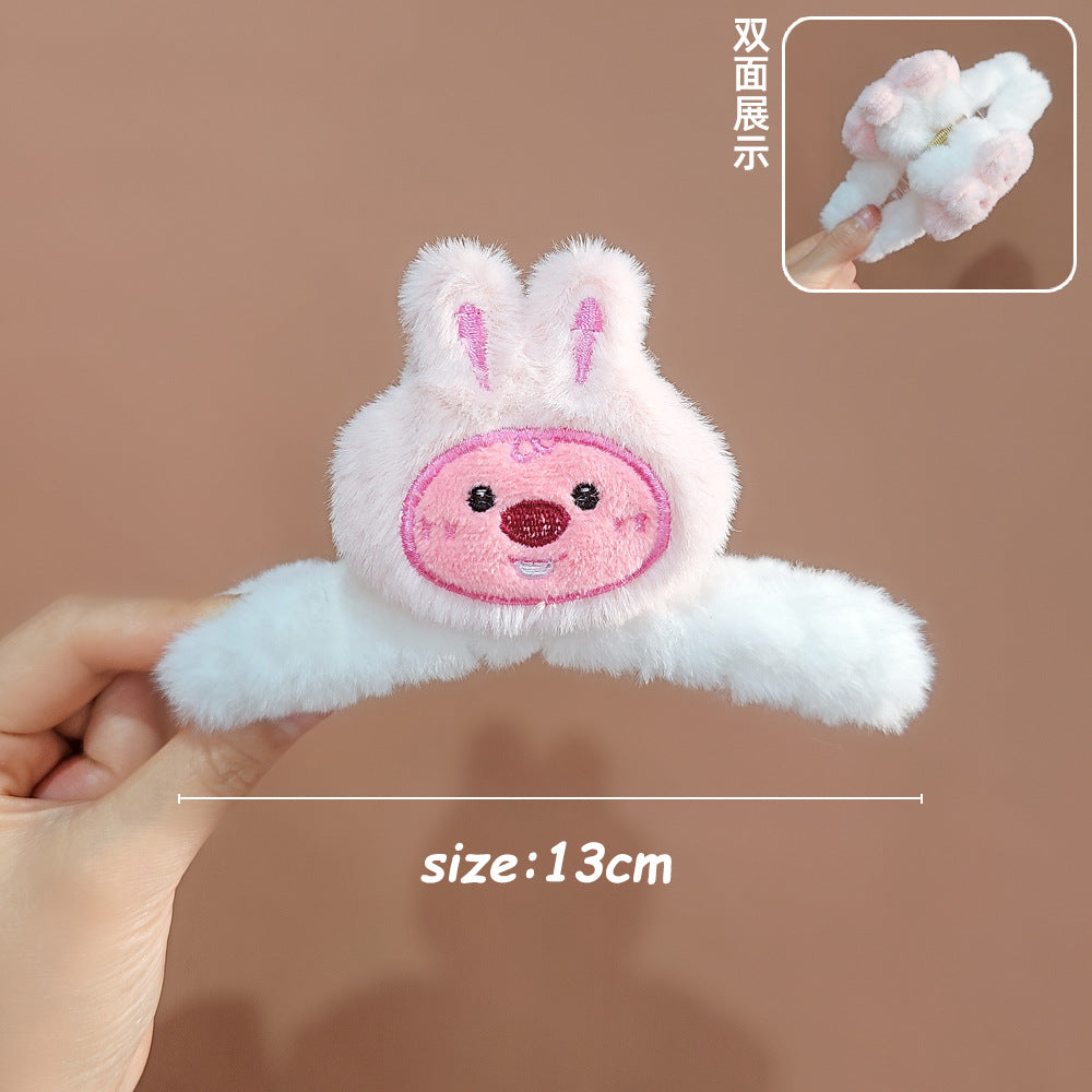 Plush cartoon cute hair clip MYA-WoD005