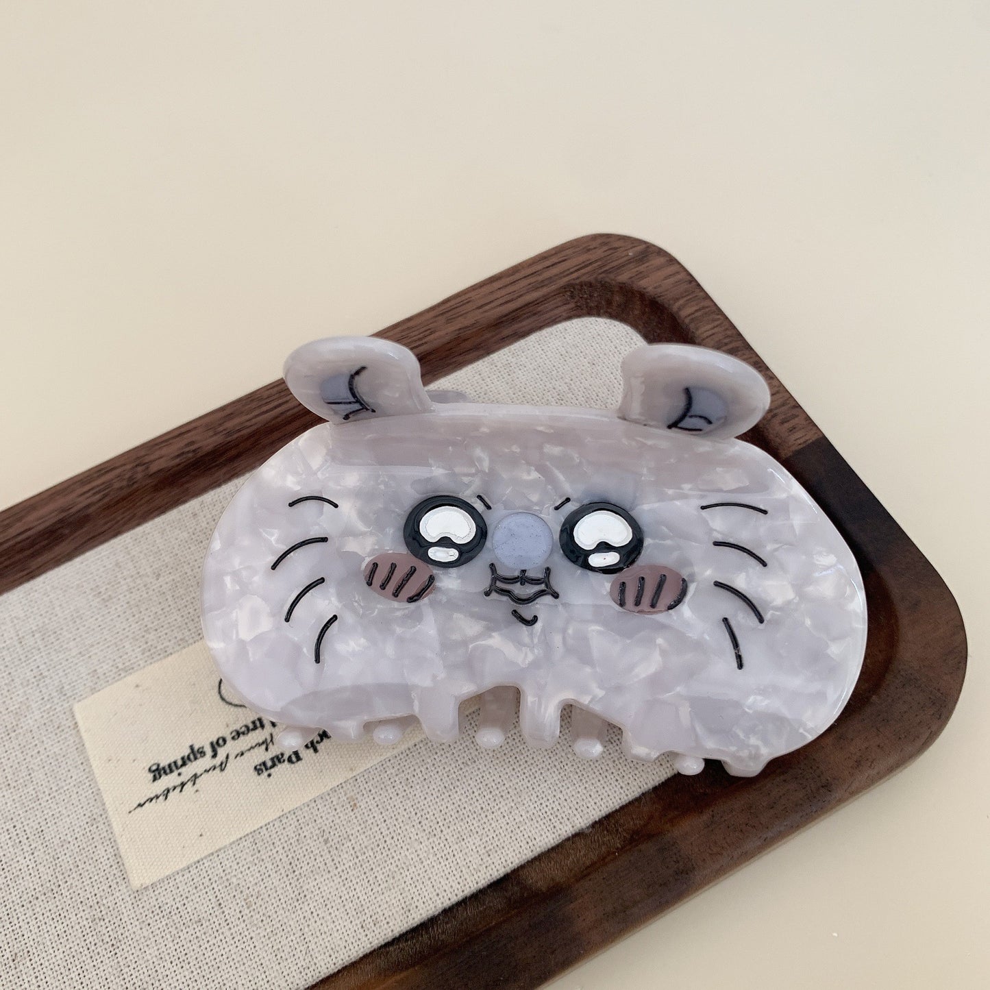 Plastic new cartoon cat acetate hair clip MYA-YHJ001