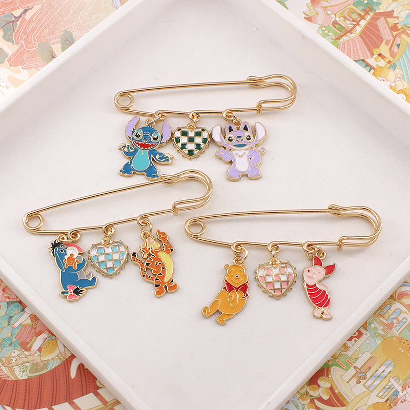 Alloy cute cartoon anime brooch (Minimo de compra 2) MYA--LiY033