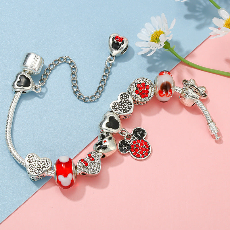 Alloy DIY Pandora Cartoon Bracelet MIC-LiY029