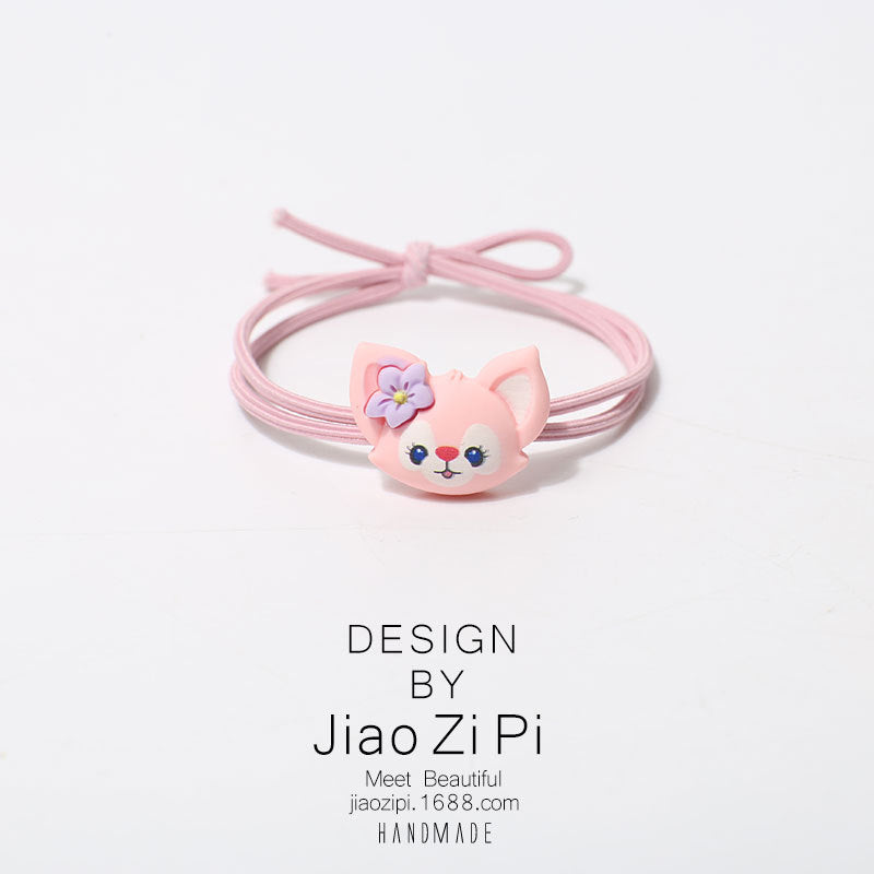 Resin cartoon cute hair rope (Minimo de Compra 2) MIC-JZP017