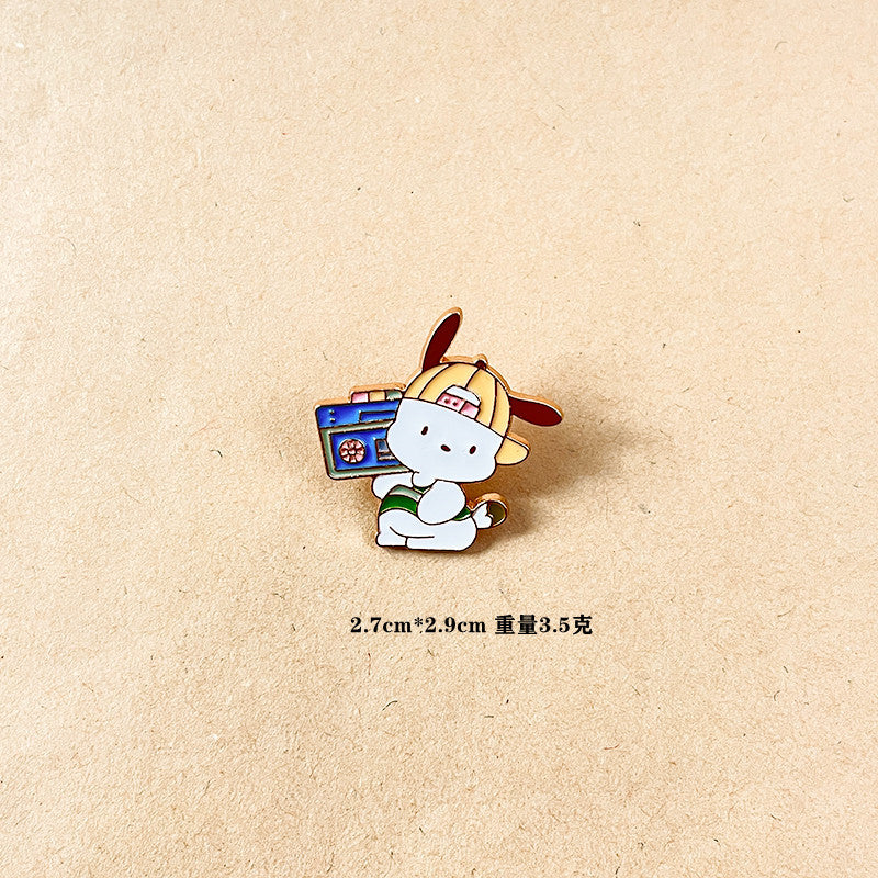 Alloy cartoon personalized brooch (Minimo de compra 6) MIC-ShengM017