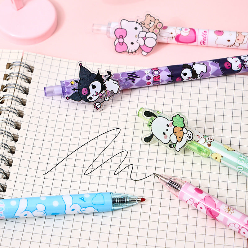 Plastic lovely animation neutral pen 48PCS MYA-YJN002