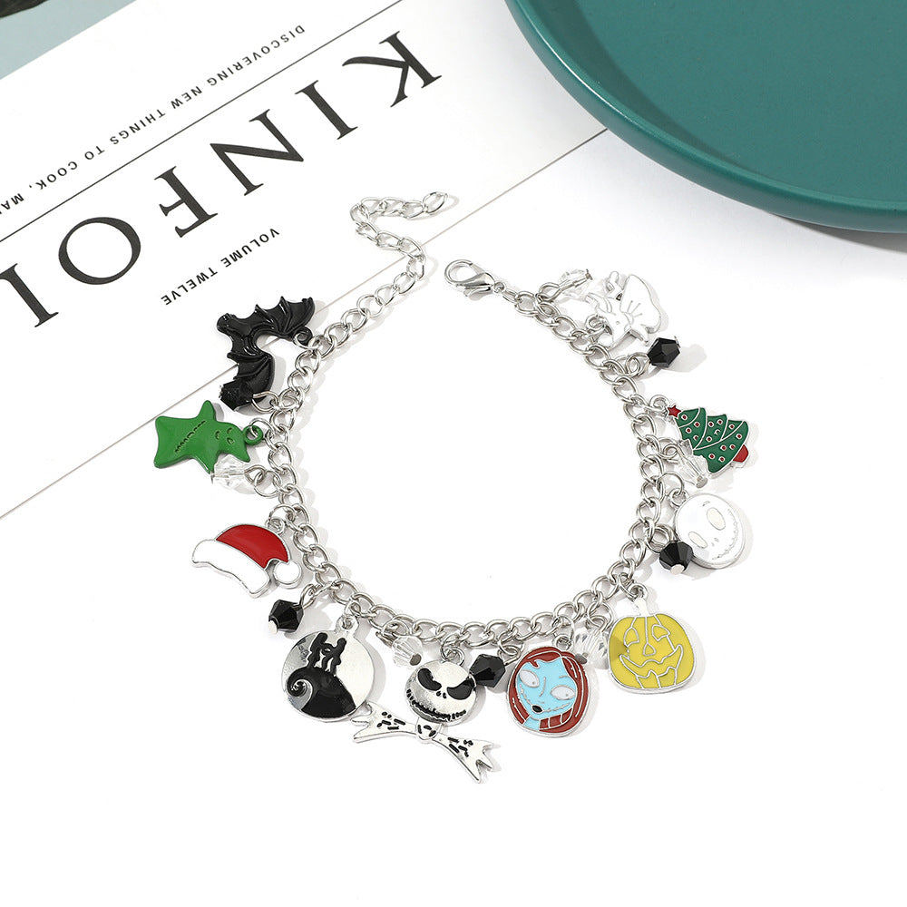 Alloy Christmas Horror Night Bracelet (Minimo de Compra 4) MYA-BoS001