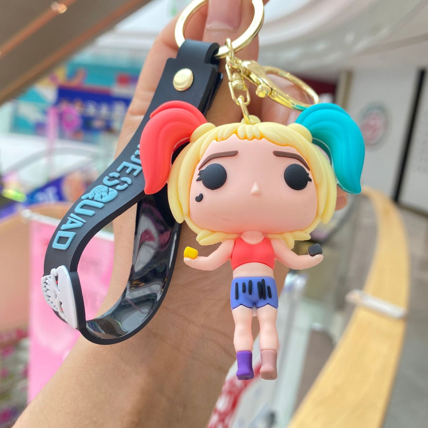 PVC cute cartoon suicide team keychain (Minimo de Compra 2) MIC-PengY006