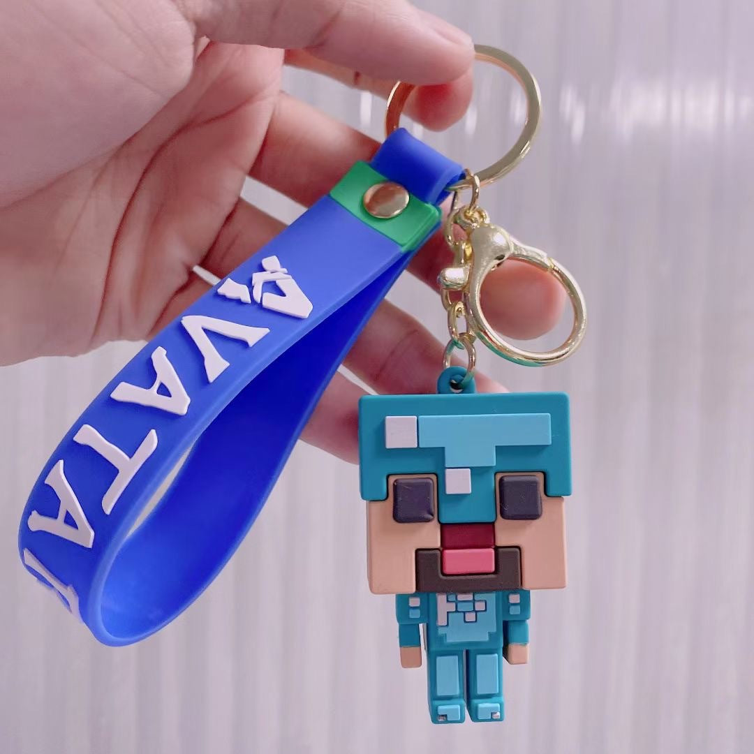 Keychains PVC Hardware Cartoon Cute Minecraft (M) Minimo de compra 2 MIC-YWYS004