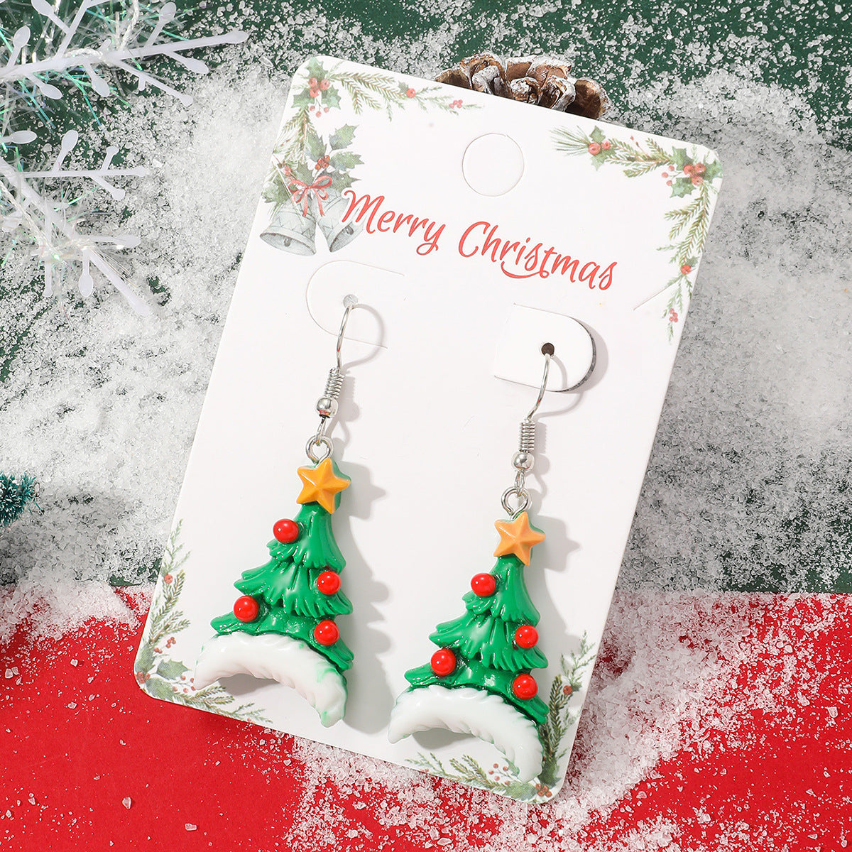 Acrylic New Christmas Series Earrings MIC-JunJ018