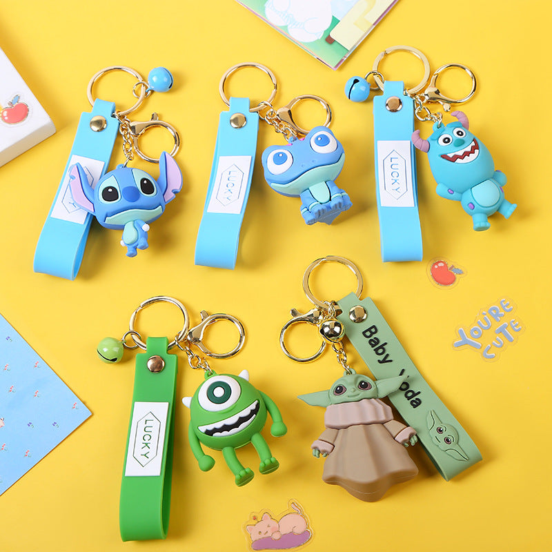 silicone cartoon pvc cute keychain (M) CTai015