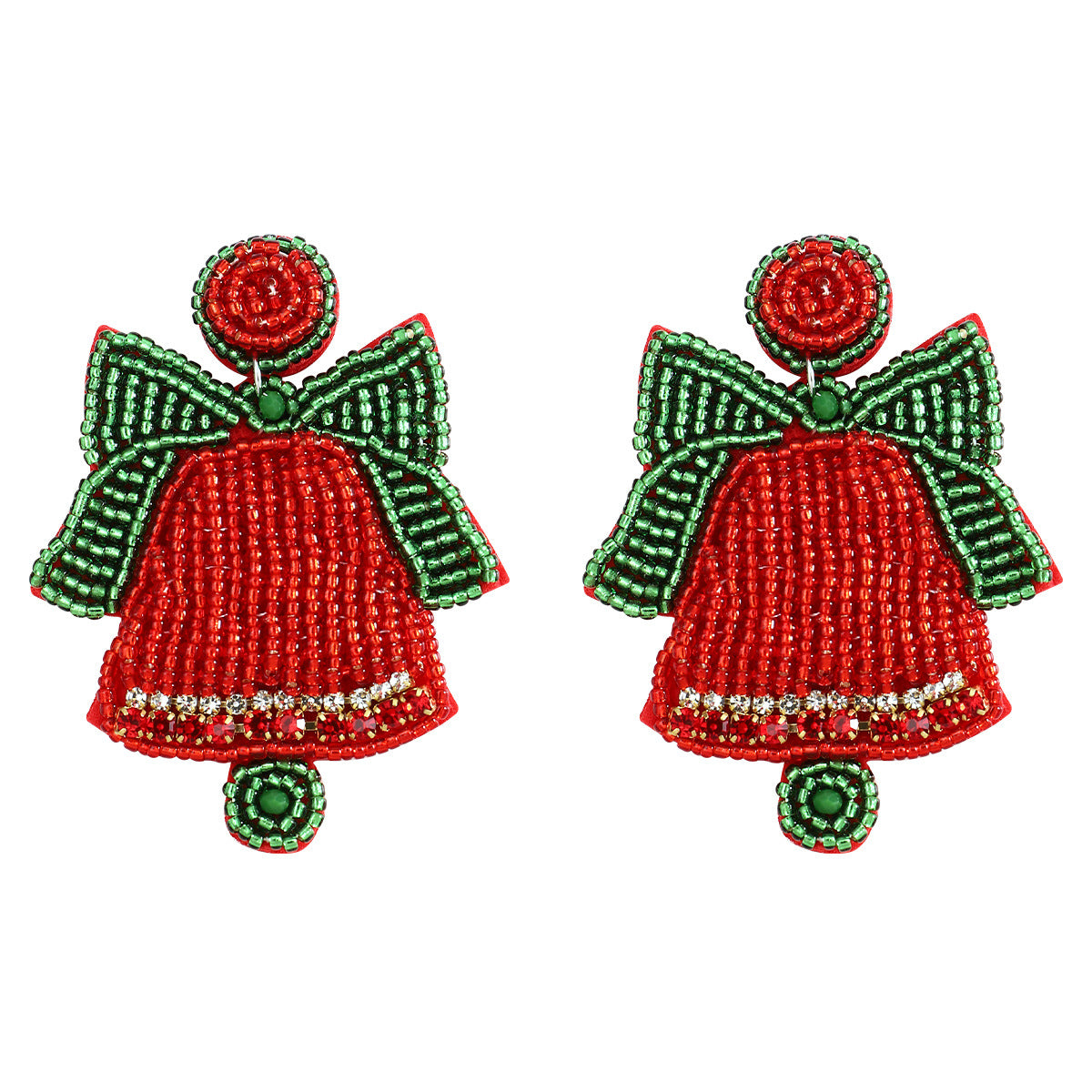 Alloy Christmas Tree Bell Earrings (Minimo de Compra 2) MYA-DWKM003