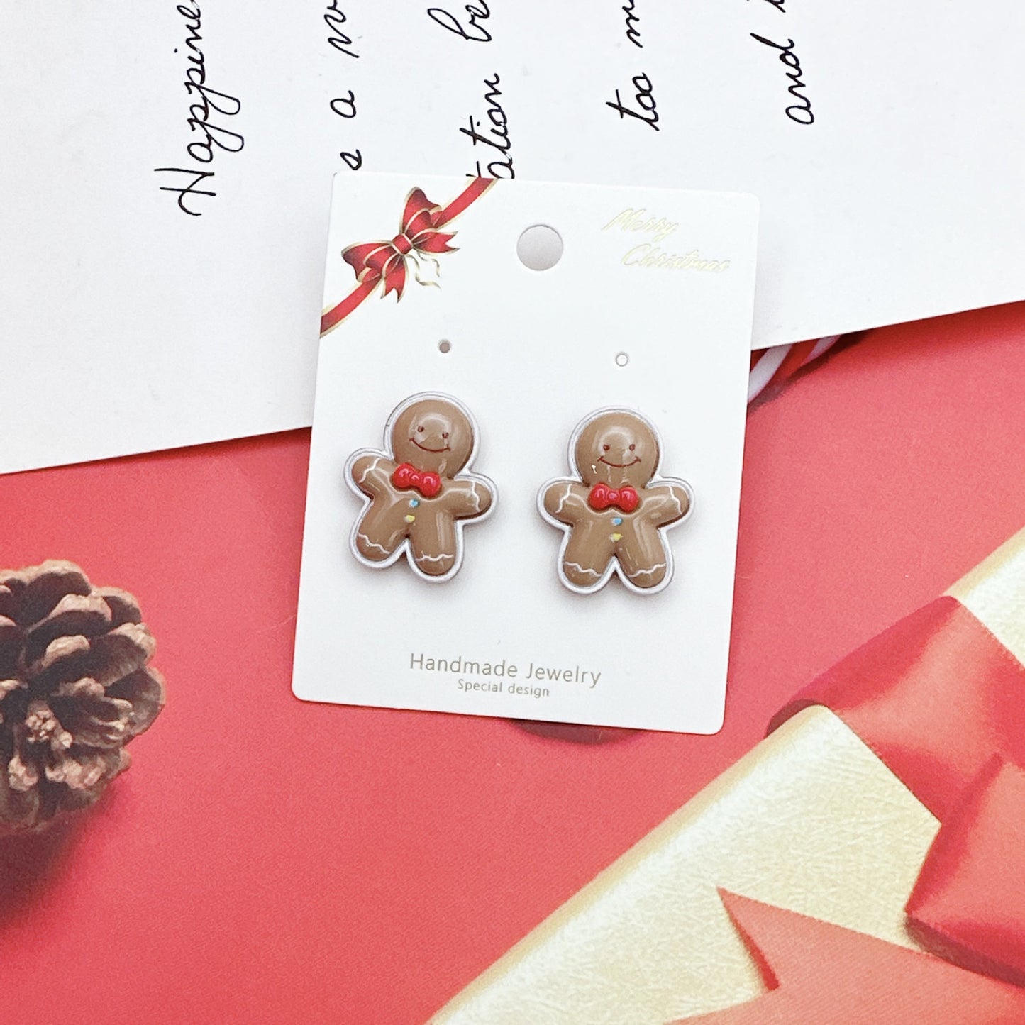 Alloy cartoon Christmas series earrings (Minimo de Compra 2) MYA-QiW006