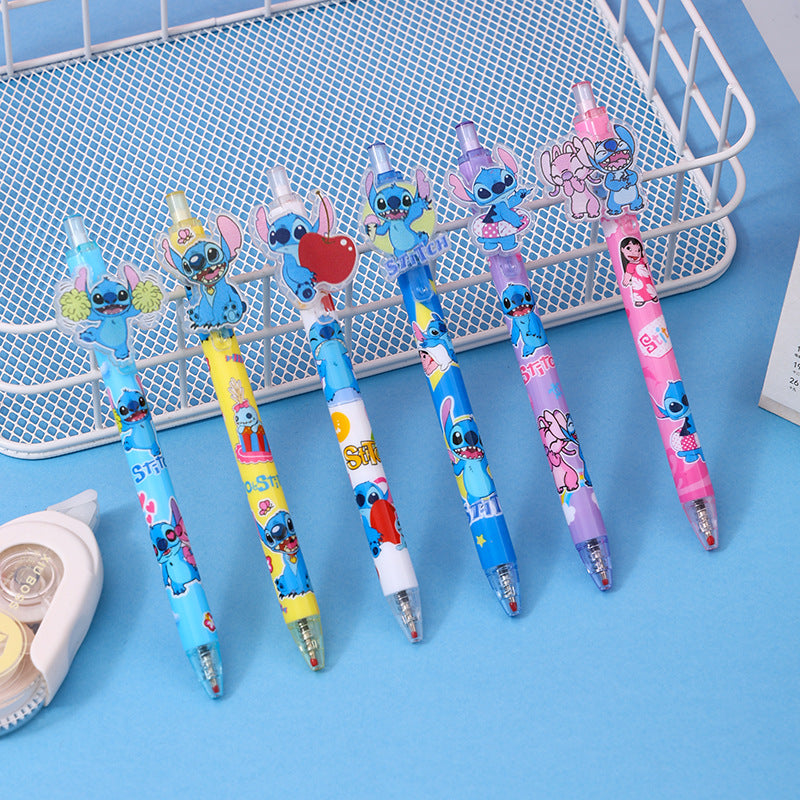 Plastic cute blue doll neuter pen 48PCS MIC-XingC018