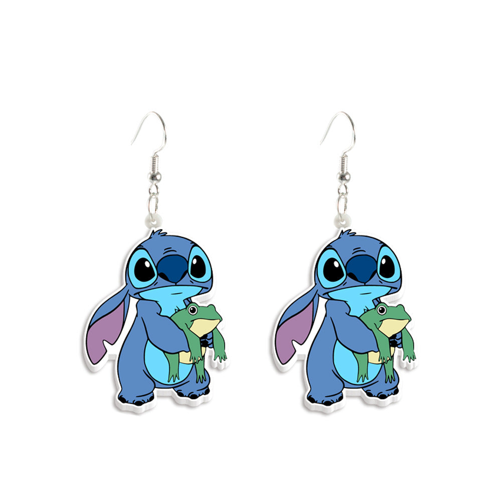 Alloy cartoon cute earrings (Minimo de Compra 2) MIC-ZhaoH002