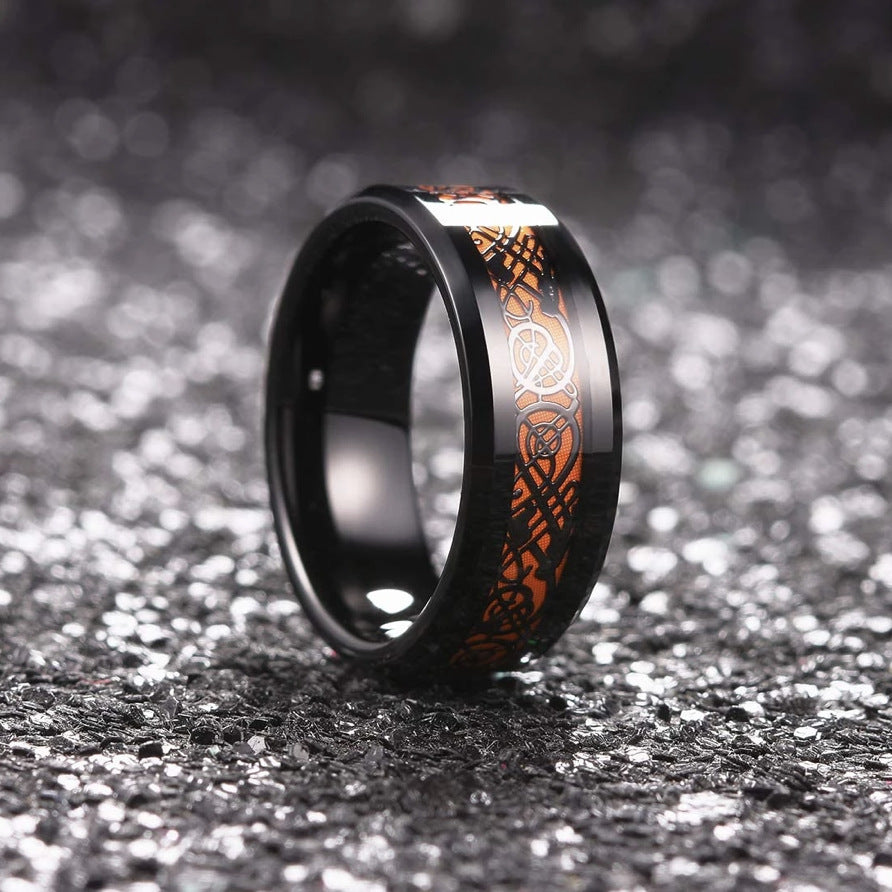 Stainless Steel Dragon Ring MIC-TS022