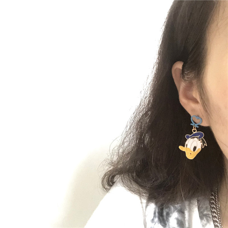 Resin Play Cartoon Earrings MYA-BXX009