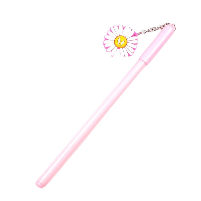 Ballpoint Pen Plastic Daisy Pendant Gel Pen WangL003