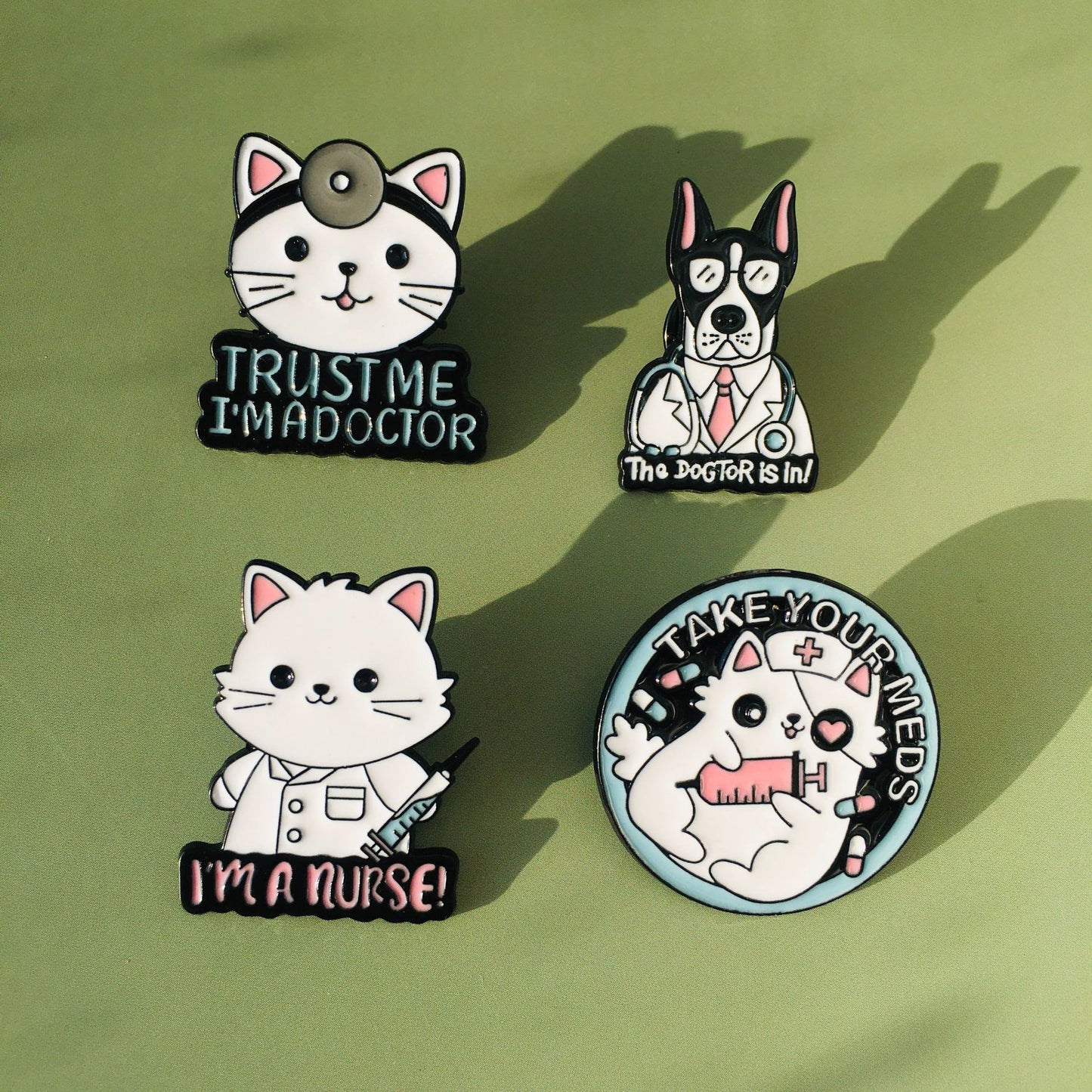 Alloy cartoon cute little cat brooch (Minimo de Compra 2)  MIC-ChenR008